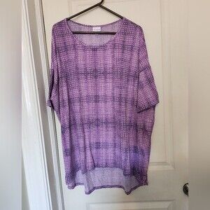 LuLaRoe Purple Irma 3X
